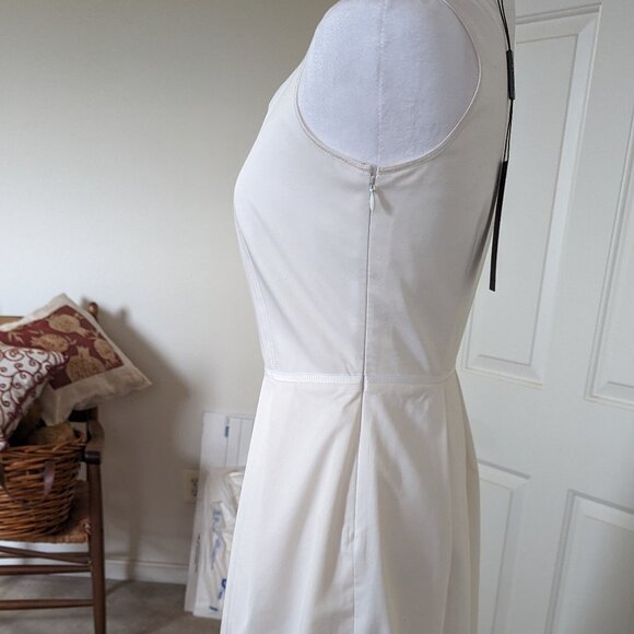Elie Tahari Beautiful White Sleeveless Dress- NWT Size 2 - Picture 4 of 15